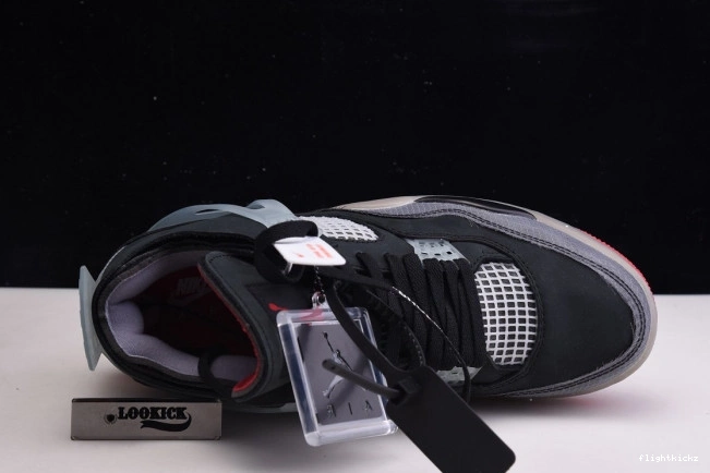 CV9388-001 x 4 Retro Off White Air Jordan Bred 0804